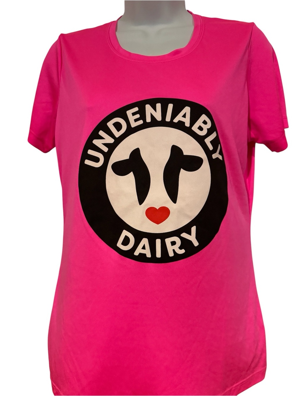 Sport-Tek Ladies Tee - Hot Pink